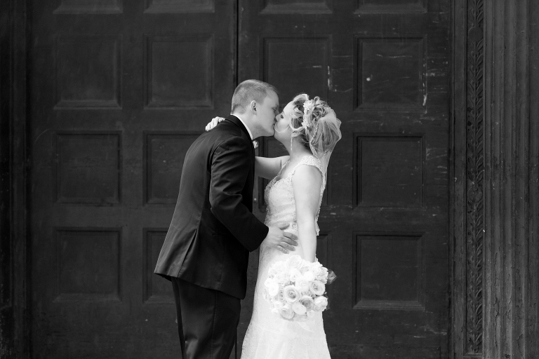 07 embassy suites hotel pittsburgh wedding first look(pp w768 h512) - Summer + Paul | Embassy Suites Downtown Pittsburgh Wedding Photos