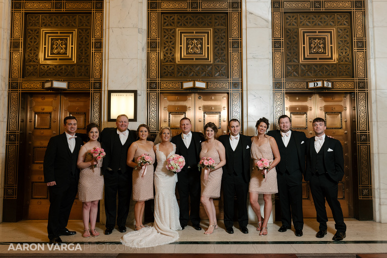 08 embassy suites hotel pittsburgh bridal party(pp w768 h512) - Summer + Paul | Embassy Suites Downtown Pittsburgh Wedding Photos