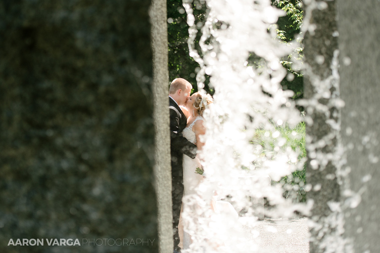 25 waterful at mellon green(pp w768 h512) - Summer + Paul | Embassy Suites Downtown Pittsburgh Wedding Photos