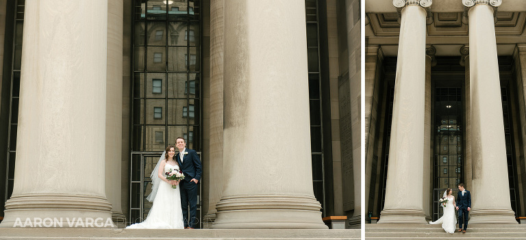 23 cmu columns wedding(pp w768 h351) - Beth + Luke | Carnegie Music Hall Wedding Photos