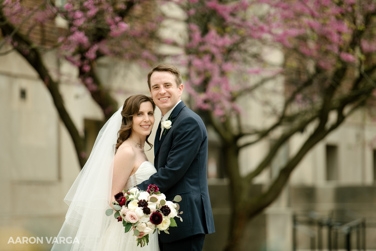 27 pink trees spring wedding photos(pp w768 h512) - Beth + Luke | Carnegie Music Hall Wedding Photos