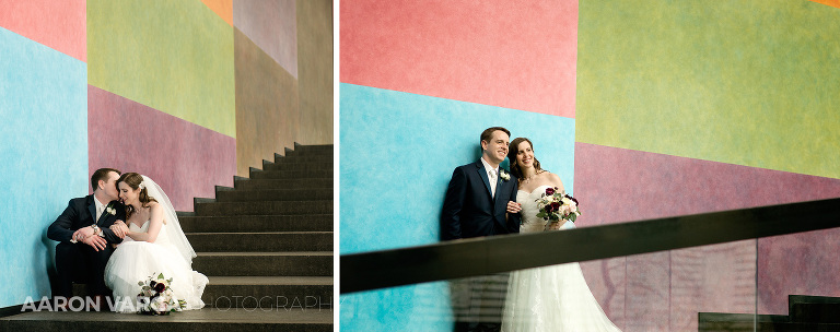 31 carnegie museum color wall wedding(pp w768 h304) - Beth + Luke | Carnegie Music Hall Wedding Photos