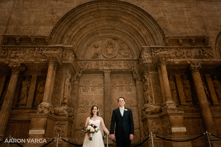 33 hall of architecture wedding carnegie museum(pp w768 h512) - Beth + Luke | Carnegie Music Hall Wedding Photos