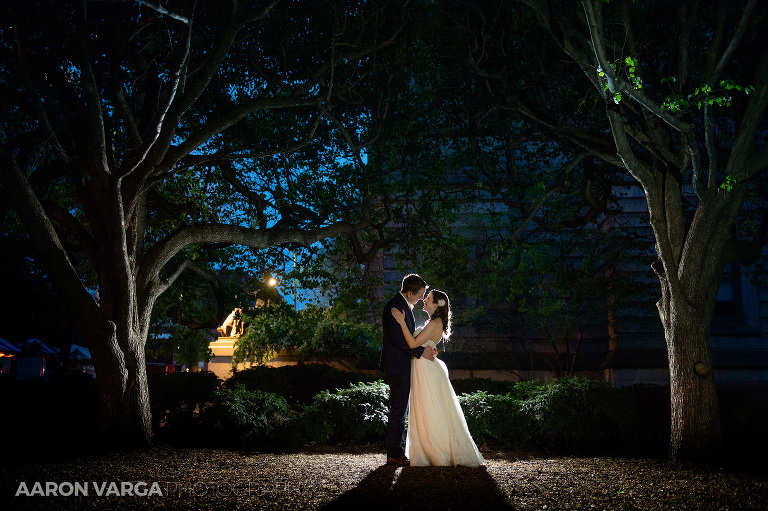 46 carnegie museum end of night shot(pp w768 h511) - Beth + Luke | Carnegie Music Hall Wedding Photos