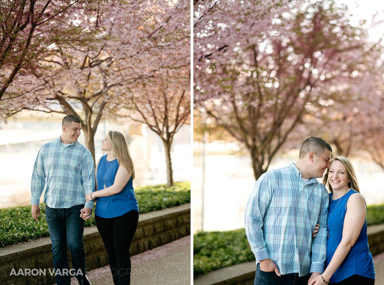 02 cherry blossoms pittsburgh engagement(pp w768 h570) - Amanda + Adam | North Shore and Mt. Washington Engagement Photos