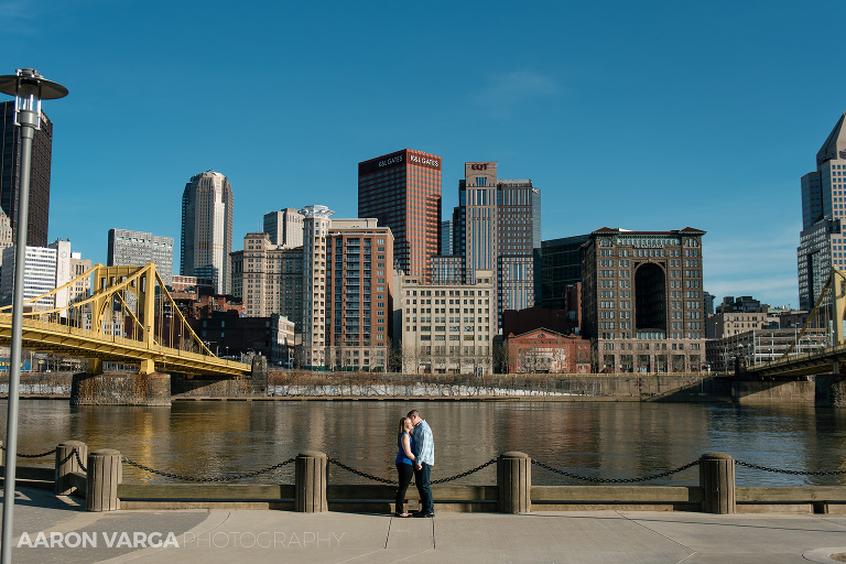 05 pittsburgh city skyline engagement(pp w768 h512) - Amanda + Adam | North Shore and Mt. Washington Engagement Photos