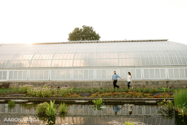 08 phipps conservatory schenley park engagement(pp w768 h512) - Laura + CJ | Schenley Park and North Shore Engagement Photos