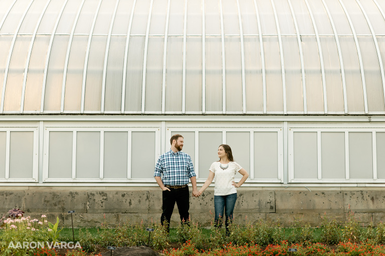09 phipps conservatory schenley park engagement photo(pp w768 h512) - Laura + CJ | Schenley Park and North Shore Engagement Photos