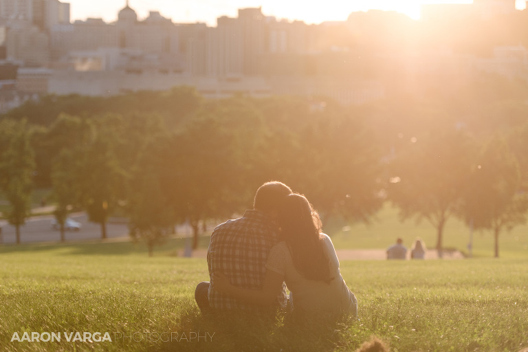17 schenley park sunset photos(pp w768 h512) - Laura + CJ | Schenley Park and North Shore Engagement Photos