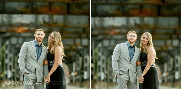 14 strip district bridge underpass engagement(pp w768 h381) - Danielle + Zack | Highland Park and Strip District Engagement Photos