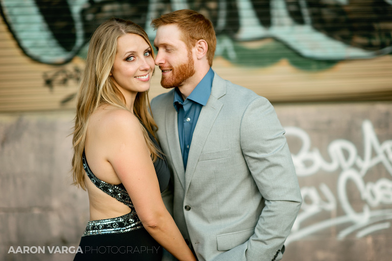 15 engagement photos strip district grafitti(pp w768 h512) - Danielle + Zack | Highland Park and Strip District Engagement Photos