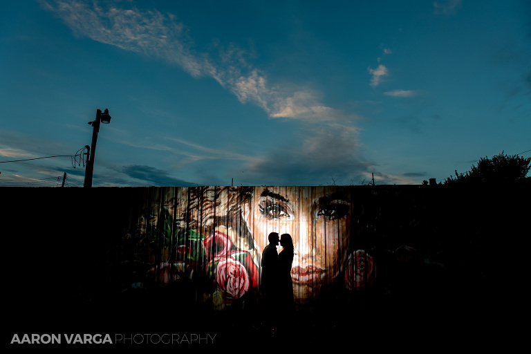 32 strip district night shot grafitti(pp w768 h512) - Danielle + Zack | Highland Park and Strip District Engagement Photos