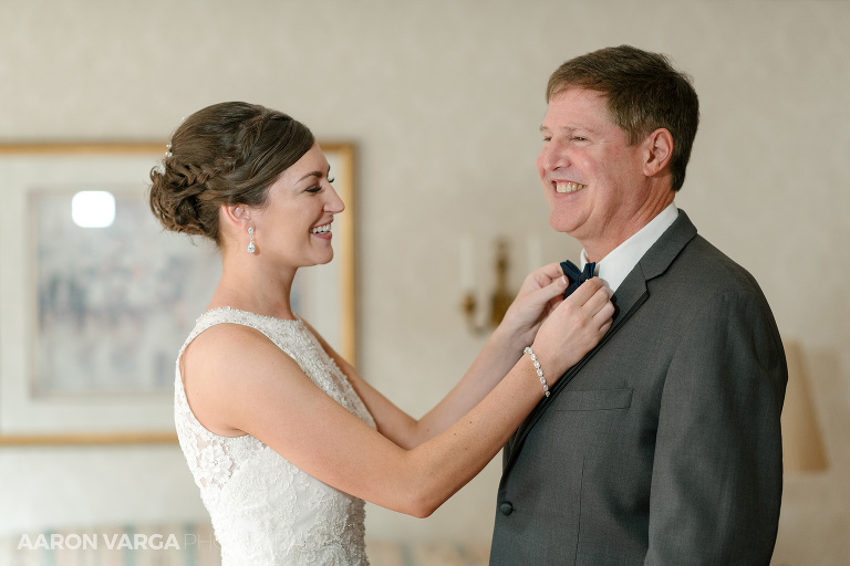 08 bride helping dad 1(pp w768 h512) - Sarah + Jeff | Longue Vue Club Wedding Photos