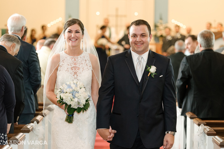 12 bride groom walking down aisle 1(pp w768 h512) - Sarah + Jeff | Longue Vue Club Wedding Photos