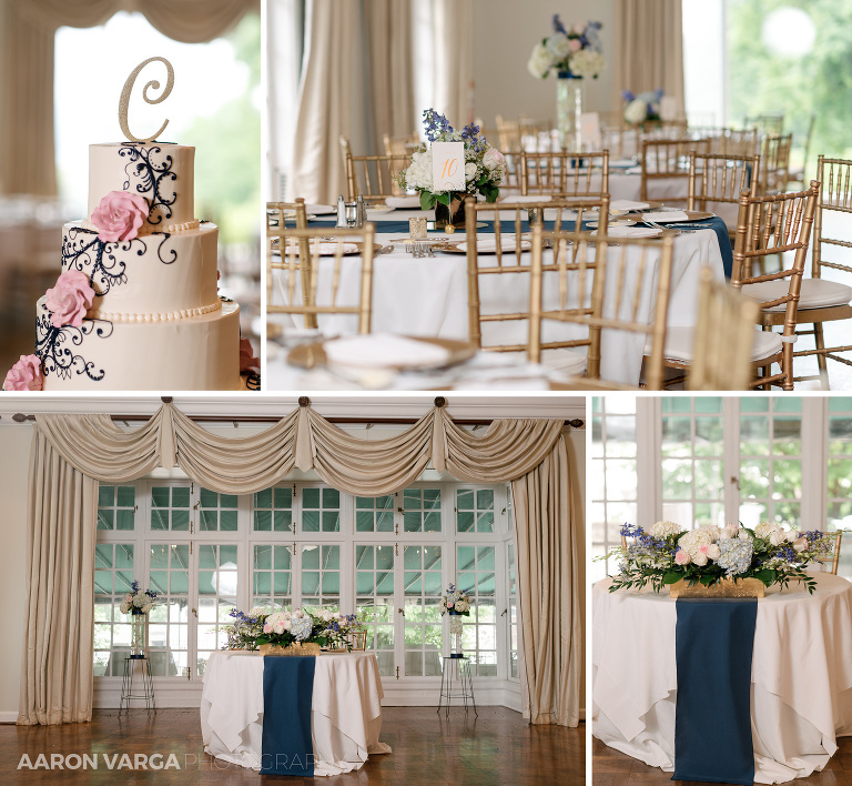 39 longue vue wedding reception details 1(pp w768 h708) - Sarah + Jeff | Longue Vue Club Wedding Photos