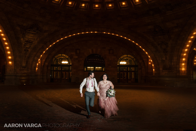 32 happy couple pennsylvanian wedding(pp w768 h512) - Chrissy + Matt | Downtown Pittsburgh and Pennsylvanian Anniversary Photos