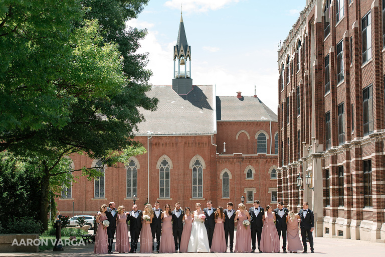 09 duquesne university wedding bridal party(pp w768 h512) - Amanda + Brandon | Duquesne University and J. Verno Studios Wedding Photos