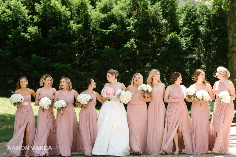 12 pink blush bridesmaid dresses(pp w768 h512) - Amanda + Brandon | Duquesne University and J. Verno Studios Wedding Photos