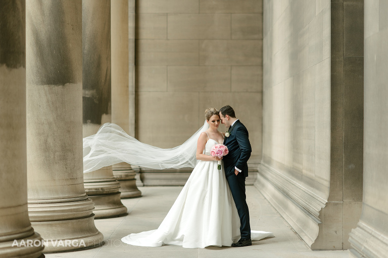 27 mellon institute wedding veil(pp w768 h512) - Amanda + Brandon | Duquesne University and J. Verno Studios Wedding Photos