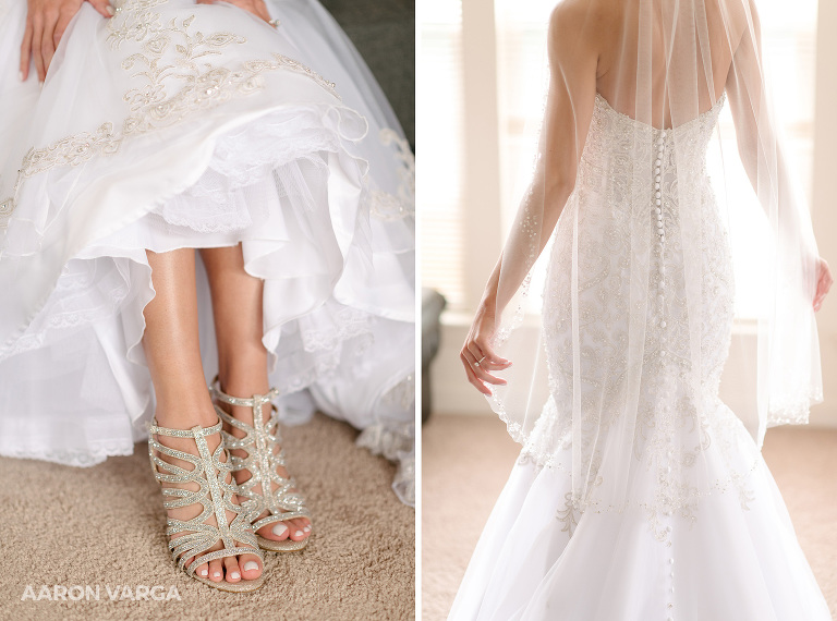 10 sparkly gold wedding shoes wedding(pp w768 h570) - Kara + Brett | Pittsburgh Airport Marriott Wedding Photos