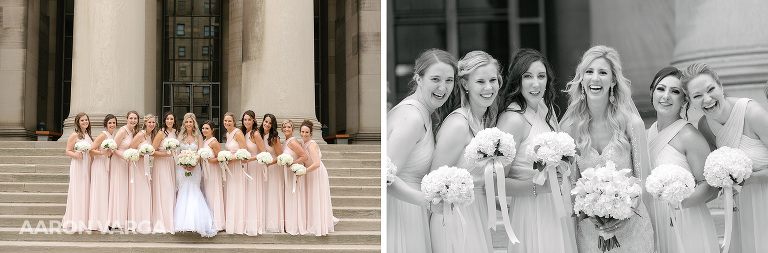 18 cmu columns bridesmaids(pp w768 h253) - Kara + Brett | Pittsburgh Airport Marriott Wedding Photos