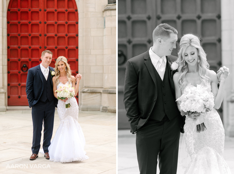 35 bride groom pitt university(pp w768 h570) - Kara + Brett | Pittsburgh Airport Marriott Wedding Photos