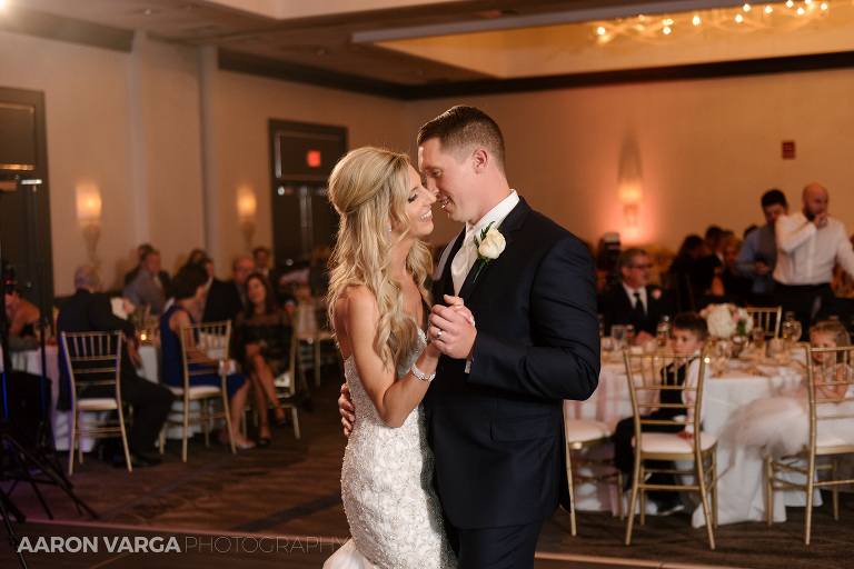 41 pittsburgh airport marriot wedding first dance(pp w768 h512) - Kara + Brett | Pittsburgh Airport Marriott Wedding Photos