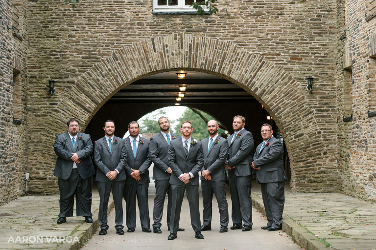 13 groomsmen portrait(pp w768 h512) - Danielle + Zack | Longue Vue Club Wedding Photos