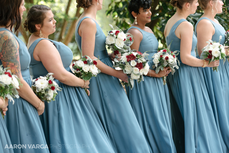 20 steel blue bridesmaid dresses(pp w768 h512) - Danielle + Zack | Longue Vue Club Wedding Photos
