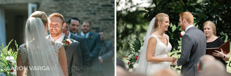 21 bride groom at alter outdoor wedding(pp w768 h253) - Danielle + Zack | Longue Vue Club Wedding Photos