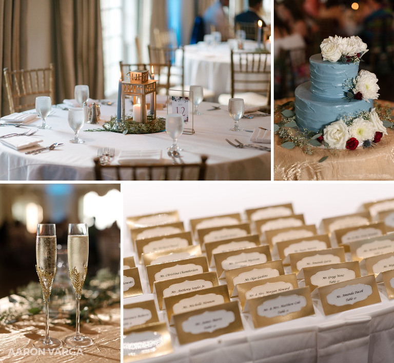 40 gold steel blue wedding colors(pp w768 h706) - Danielle + Zack | Longue Vue Club Wedding Photos