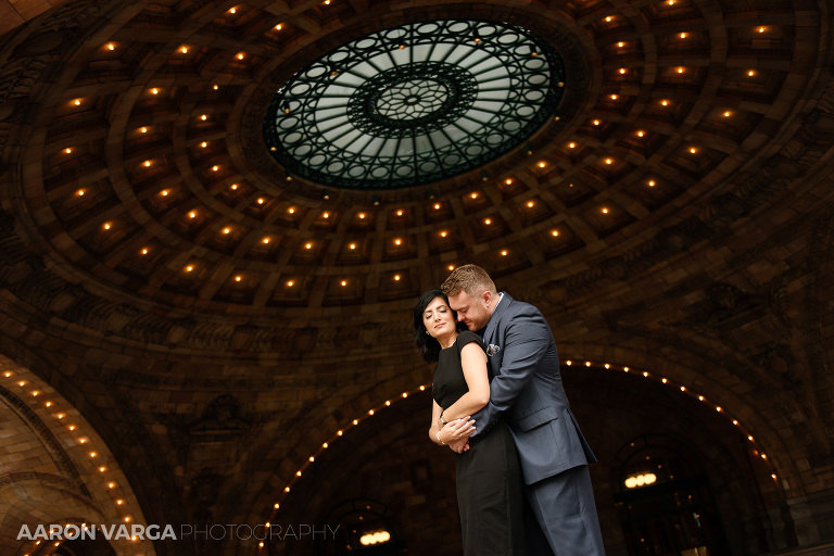 13 rotunda at the pennsylvanian downtown(pp w768 h512) - MJ + Michael | The Pennsylvanian and North Shore Engagement Photos