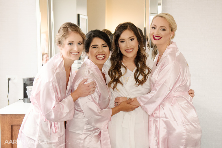 06 pink bridesmaid robes(pp w768 h512) - Jennifer + Joshua | West End Overlook and Monterey Bay Wedding Photos