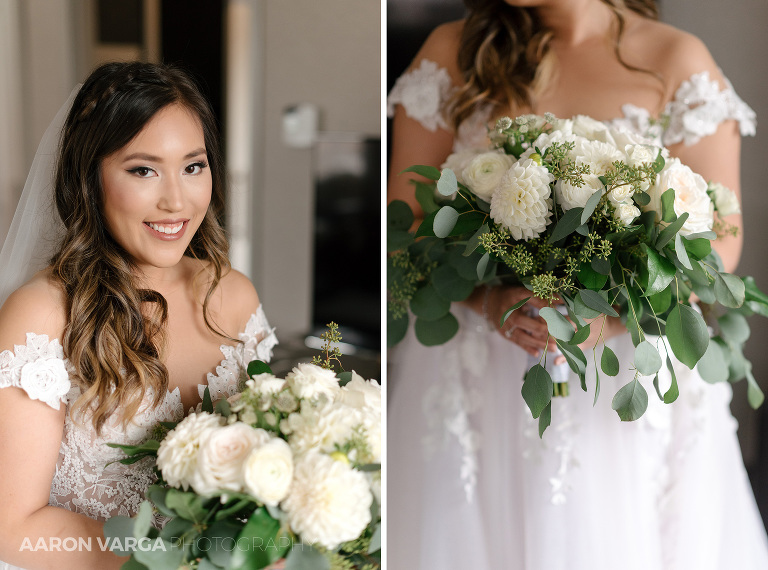 09 green white wedding bouquet(pp w768 h570) - Jennifer + Joshua | West End Overlook and Monterey Bay Wedding Photos