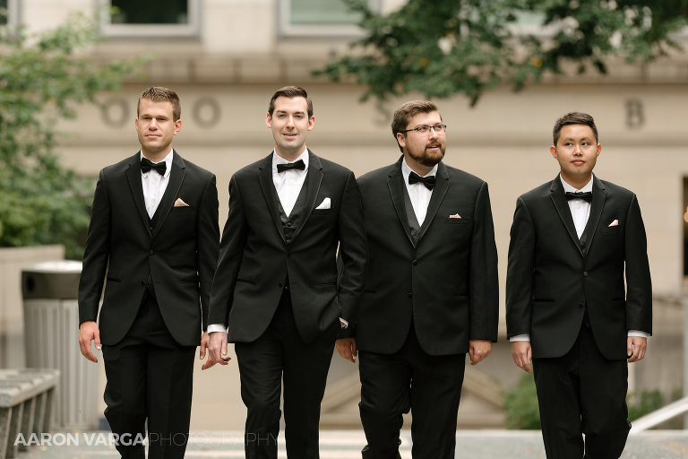 23 groomsmen at wedding(pp w768 h512) - Jennifer + Joshua | West End Overlook and Monterey Bay Wedding Photos