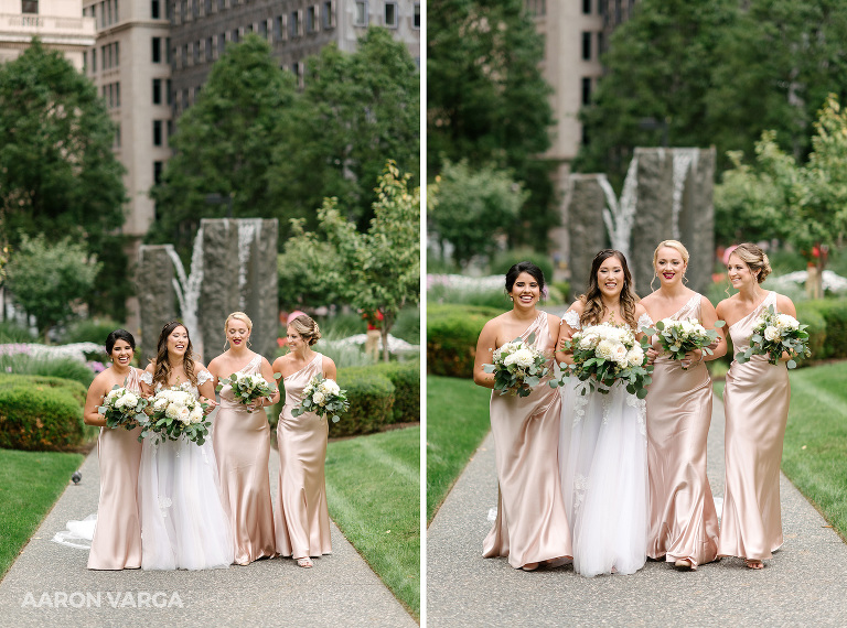 24 bridesmaids pink dresses(pp w768 h570) - Jennifer + Joshua | West End Overlook and Monterey Bay Wedding Photos