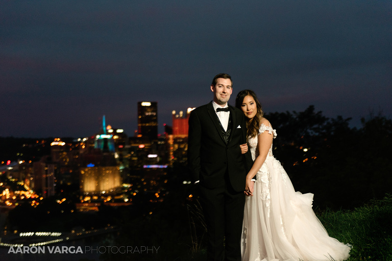 62 wedding photos night pittsburgh(pp w768 h512) - Jennifer + Joshua | West End Overlook and Monterey Bay Wedding Photos