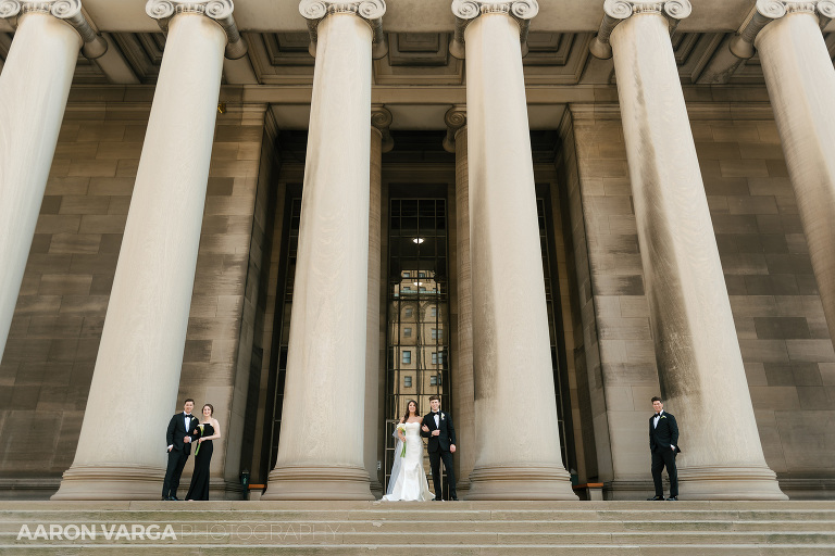 27 mellon institute pillars(pp w768 h512) - Alexis + Jaron | J. Verno Studios Wedding Photos