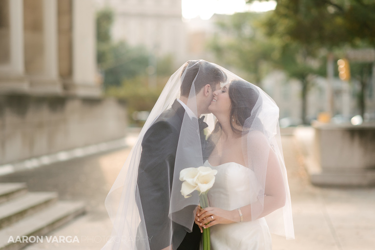 39 mellon institute sunset veil(pp w768 h512) - Alexis + Jaron | J. Verno Studios Wedding Photos