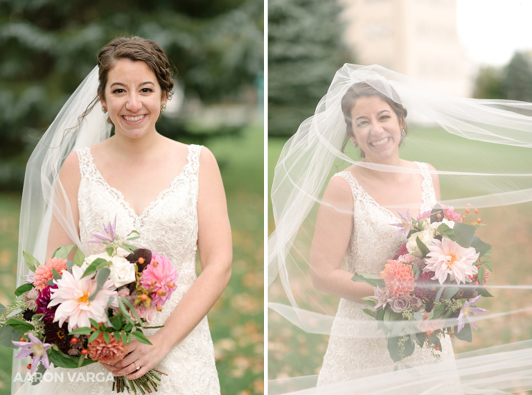25 happy bride under veil(pp w768 h570) - Anna + Andrew | Holy Trinity Greek Orthodox Church Wedding Photos