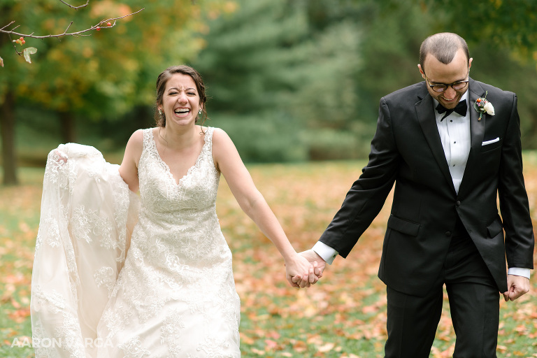28 happy couple running wedding(pp w768 h512) - Anna + Andrew | Holy Trinity Greek Orthodox Church Wedding Photos