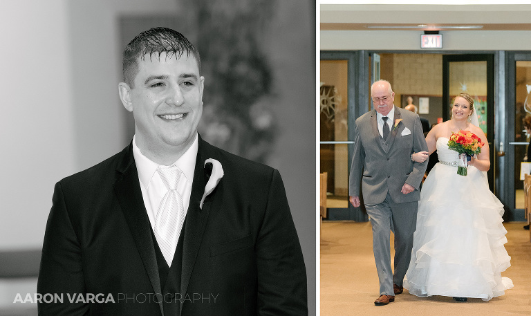 05 bride walking down aisle(pp w768 h457) - Amanda + Adam | Holy Trinity Greek Orthodox Church Wedding Photos