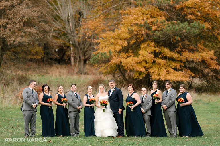 12 bridal party photos in fall(pp w768 h512) - Amanda + Adam | Holy Trinity Greek Orthodox Church Wedding Photos