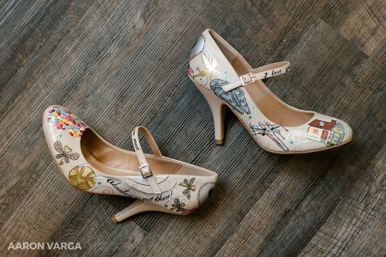 03 custom painted wedding shoes unique(pp w768 h512) - Laura + CJ | Renaissance Pittsburgh Hotel Wedding Photos