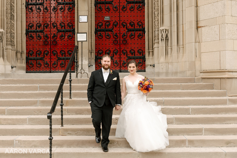 26 heinz chapel wedding bride groom (pp w768 h512) - Laura + CJ | Renaissance Pittsburgh Hotel Wedding Photos