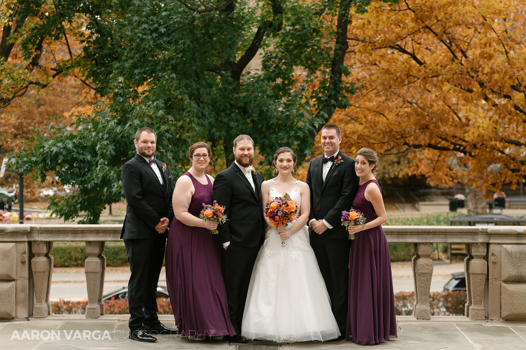 32 fall wedding bridal party(pp w768 h512) - Laura + CJ | Renaissance Pittsburgh Hotel Wedding Photos