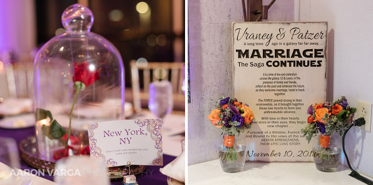 57 renaissance hotel reception details wedding(pp w768 h381) - Laura + CJ | Renaissance Pittsburgh Hotel Wedding Photos
