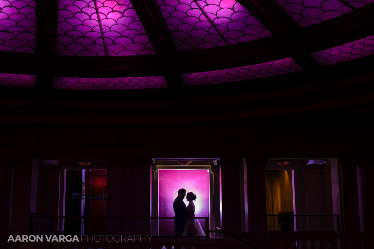 60 renaissance hotel wedding pittsburgh silhouette(pp w768 h512) - Laura + CJ | Renaissance Pittsburgh Hotel Wedding Photos
