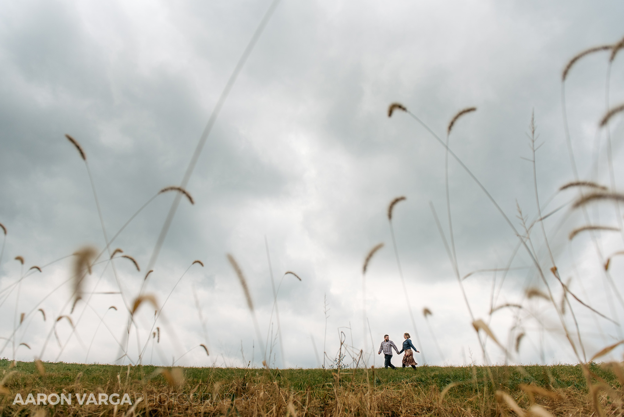 08 unique engagement photos on farm - Megan + Brian | Shady Elms Farm Engagement Photos