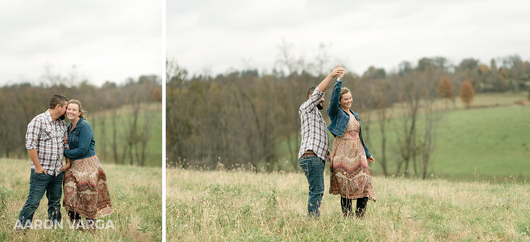 17 engagement photos dancing(pp w768 h351) - Megan + Brian | Shady Elms Farm Engagement Photos